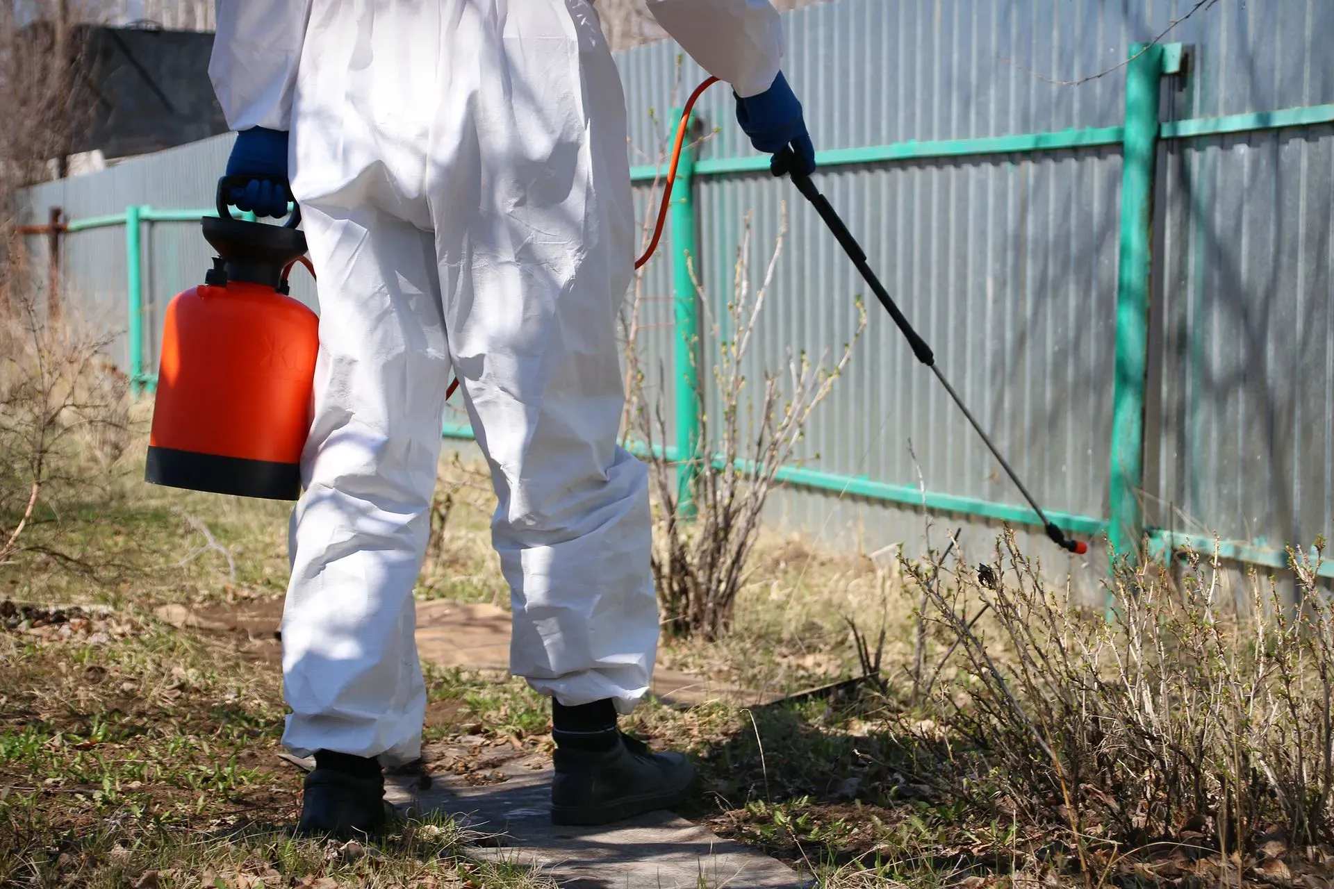 Désinsectisation Loire-Atlantique en extérieur avec technicien équipé